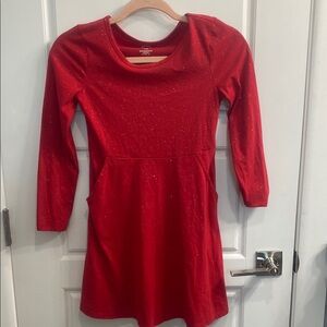 Wonder Nation Red Cowl Neck Sheath Dress